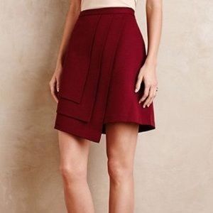 Raoul Made in Kind Burgundy skirt from Anthro